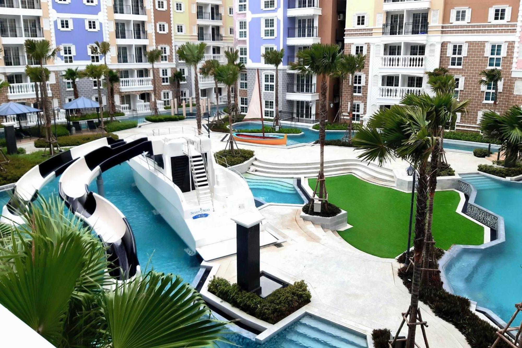 Seven Seas Cote D'Azur Jomtien Pattaya Amazing Pool Apartment Na Chom Thian Ngoại thất bức ảnh